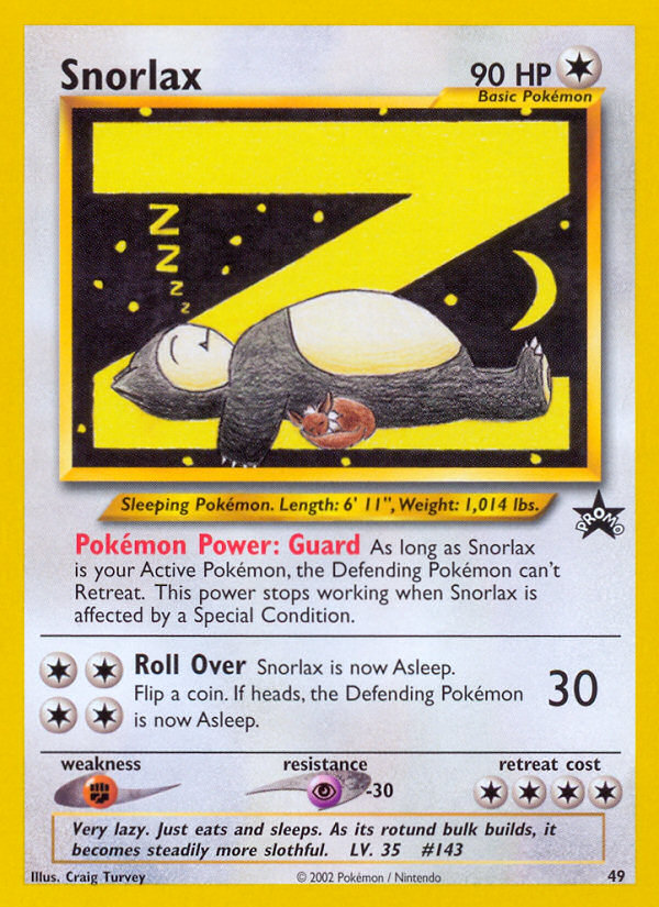 Snorlax — WoTC Promo #49/53