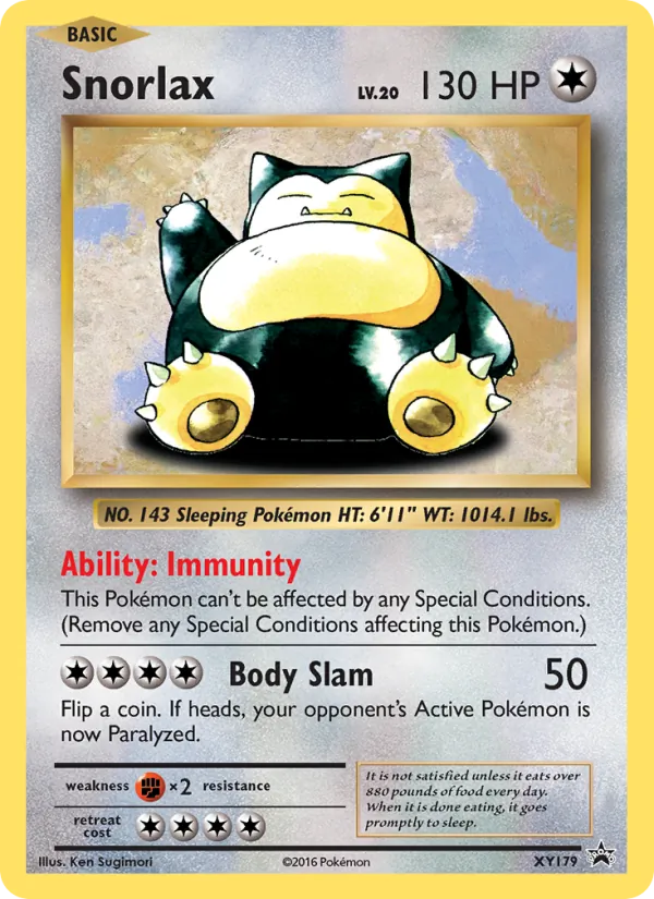 Snorlax — XY Promos #XY179