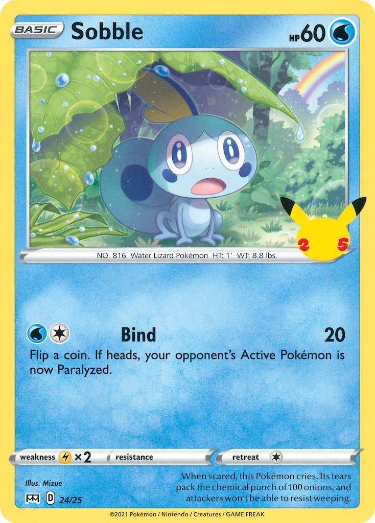 Sobble — McDonald's 25th Anniversary Promos #024/025