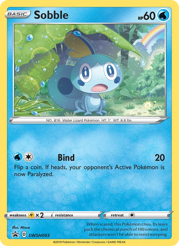 Sobble — SWSH: Sword & Shield Promo Cards #SWSH003