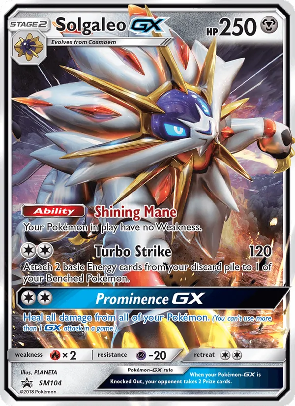 Solgaleo GX — Jumbo Cards #SM104