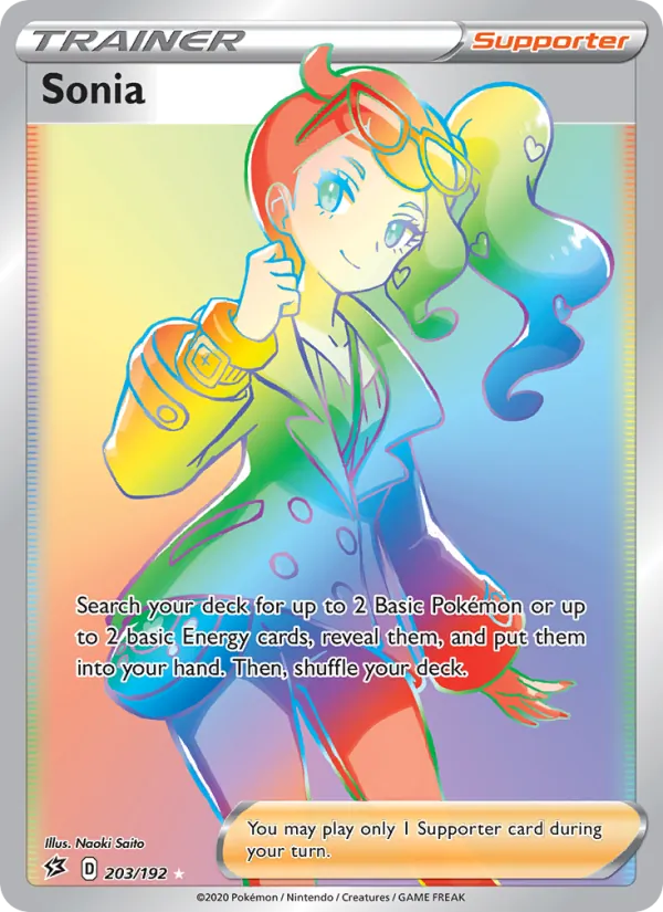 Sonia (Secret) — SWSH02: Rebel Clash #203/192