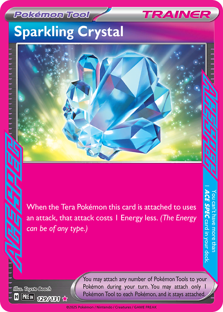 Sparkling Crystal — Prize Pack Series Cards #129/131