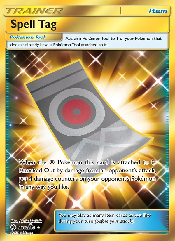 Spell Tag (Secret) — SM - Lost Thunder #235/214