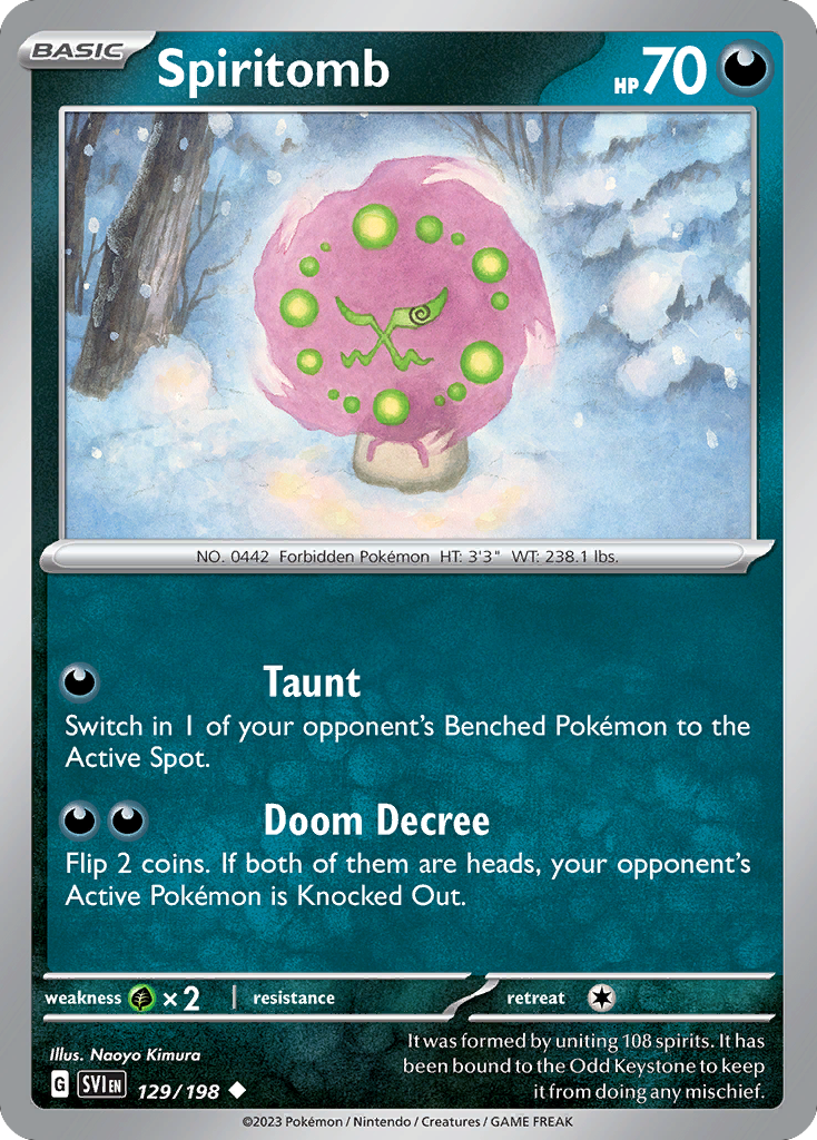 Spiritomb — Miscellaneous Cards & Products #129/198