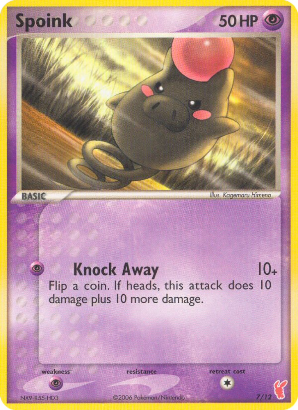 Spoink — EX Trainer Kit 2: Plusle & Minun #7/12