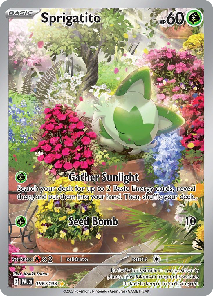 Sprigatito — SV02: Paldea Evolved #196/193