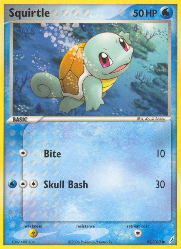 Squirtle — Crystal Guardians #63/100