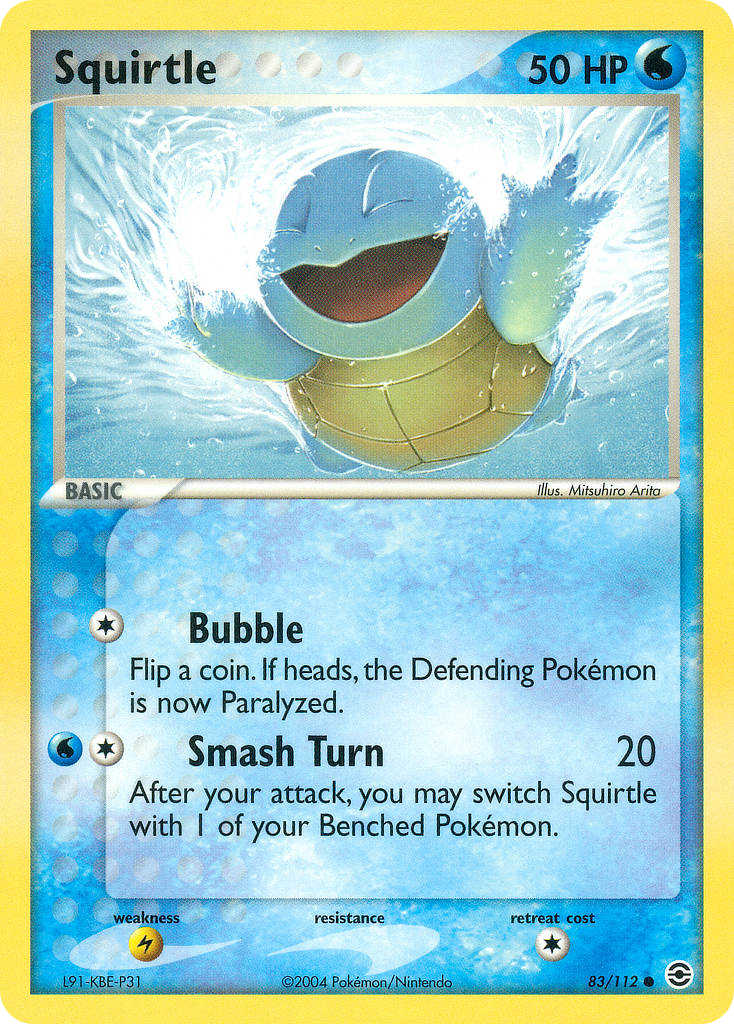 Squirtle — FireRed & LeafGreen #83/112