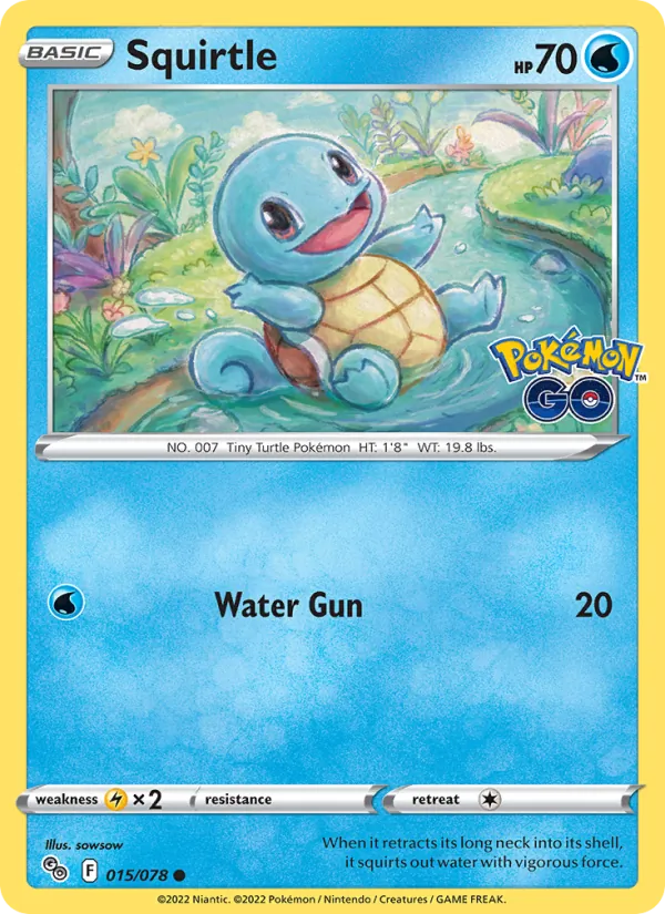 Squirtle — Pokemon GO #015/078