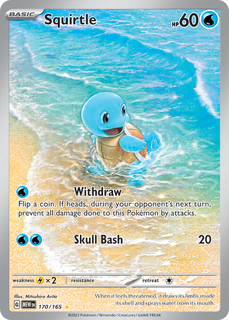 Squirtle — SV: Scarlet & Violet 151 #170/165