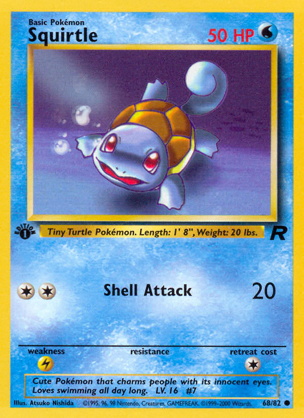 Squirtle — Team Rocket #68/82
