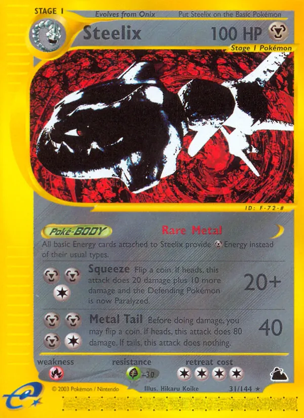 Steelix (31) — Skyridge #031/144