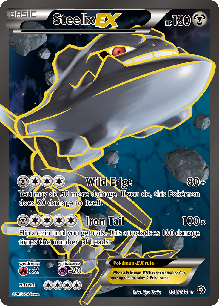 Steelix EX (Full Art) — XY - Steam Siege #108/114