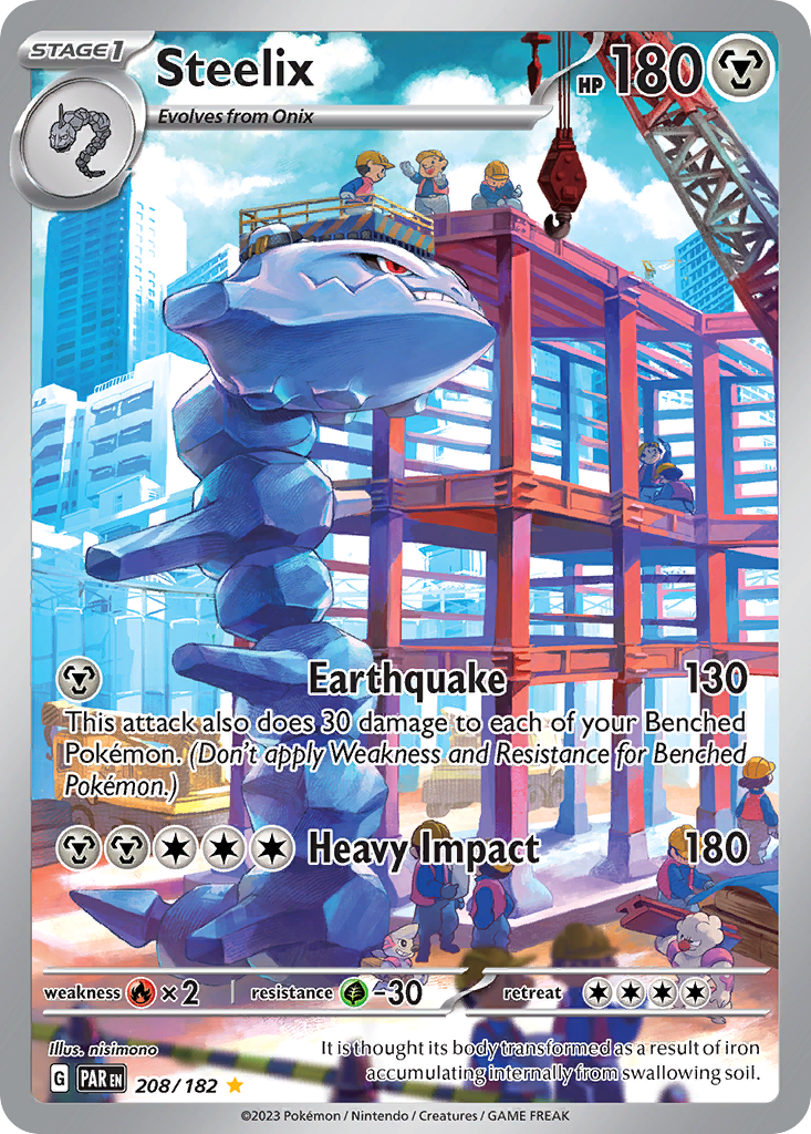 Steelix — SV04: Paradox Rift #208/182