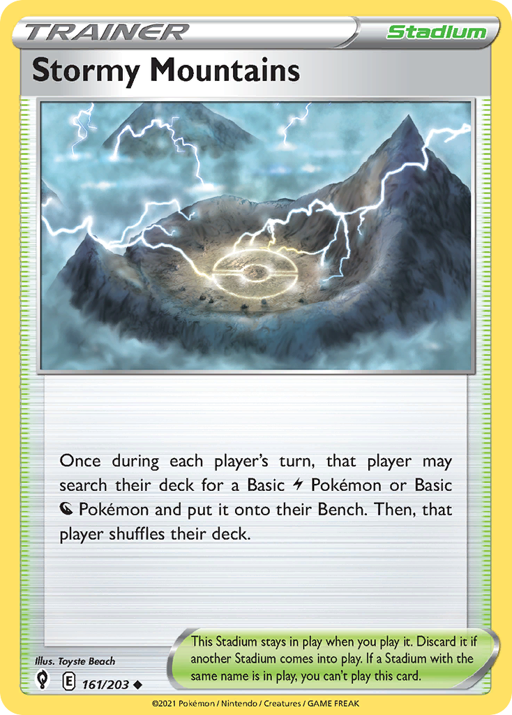 Stormy Mountains — Prize Pack Series Cards #161/203
