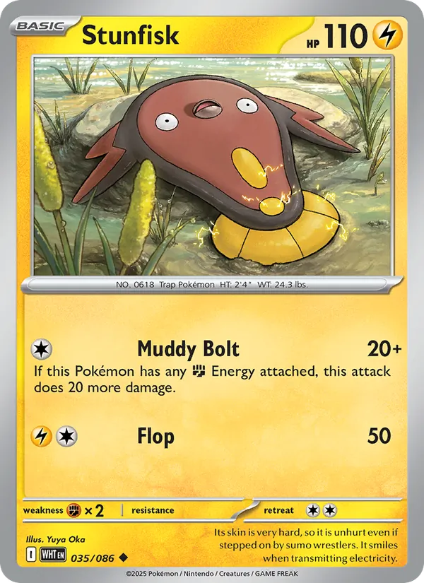 Stunfisk (Poke Ball Pattern) — SV: White Flare #035/086