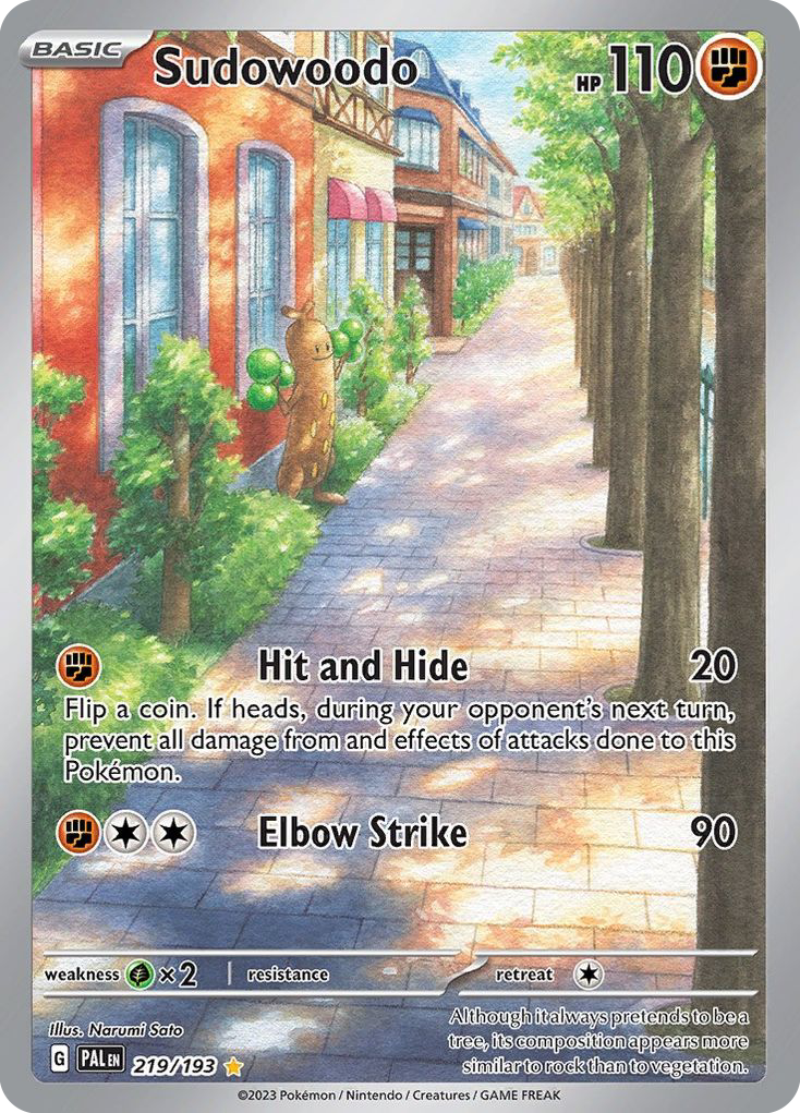 Sudowoodo — SV02: Paldea Evolved #219/193