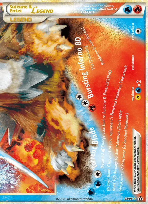 Suicune & Entei Legend (Bottom) — Unleashed #95/95