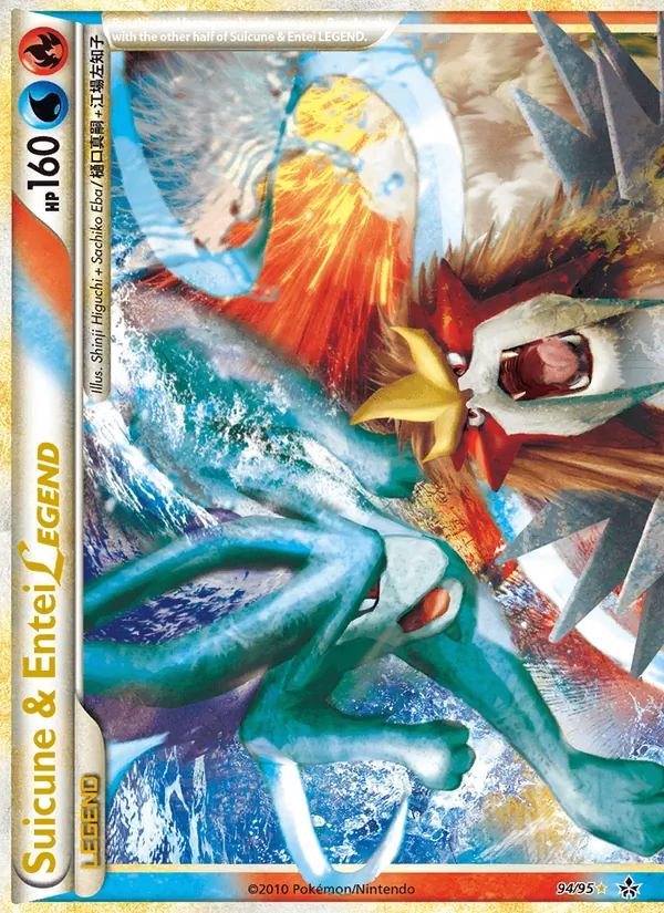 Suicune & Entei Legend (Top) — Unleashed #94/95