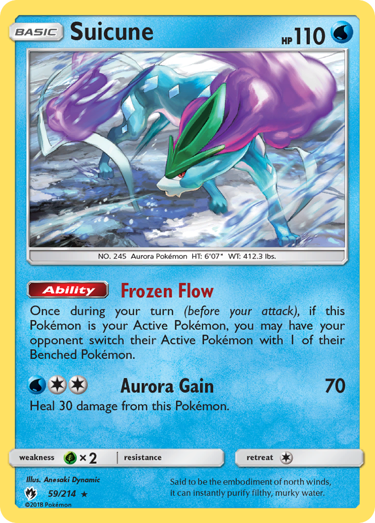 Suicune — Miscellaneous Cards & Products #059/214