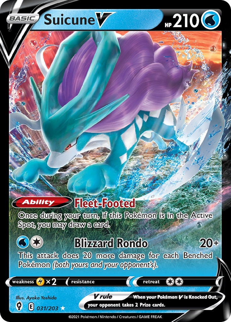 Suicune V — Prize Pack Series Cards #031/203