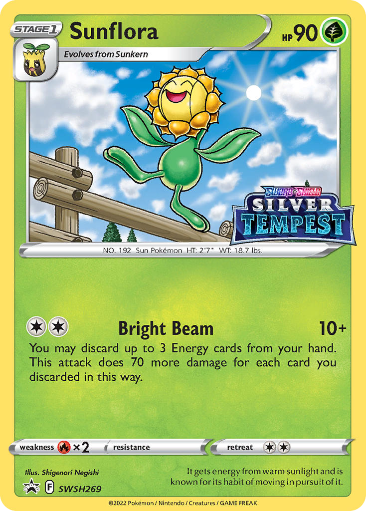 Sunflora — SWSH: Sword & Shield Promo Cards #SWSH269