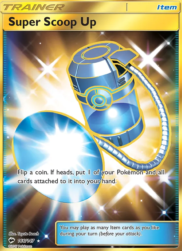 Super Scoop Up (Secret) — SM - Burning Shadows #166/147