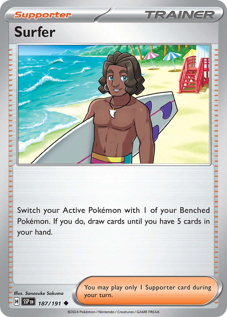 Surfer — League & Championship Cards #187/191