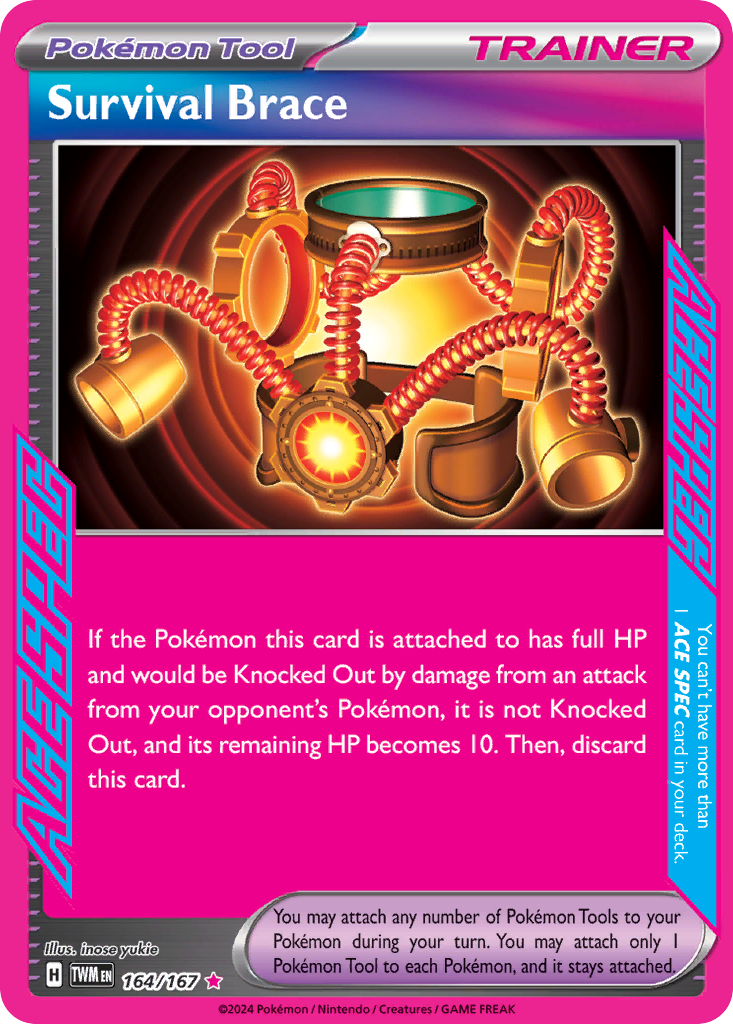 Survival Brace — Prize Pack Series Cards #164/167