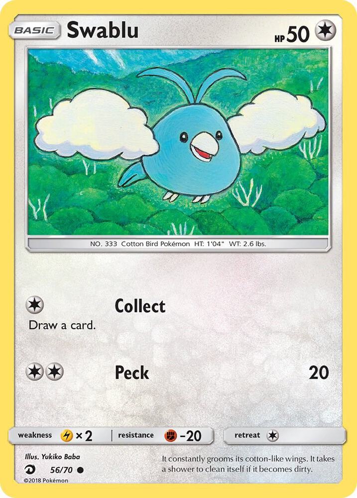 Swablu (56) — Dragon Majesty #56/70