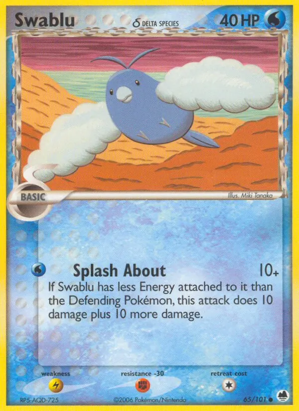 Swablu (Delta Species) — Dragon Frontiers #65/101