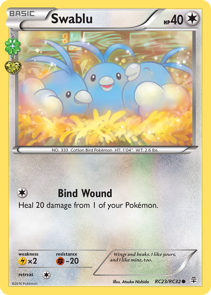 Swablu — Generations: Radiant Collection #RC23/RC32