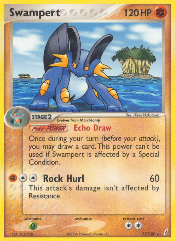 Swampert — Deck Exclusives #027/100