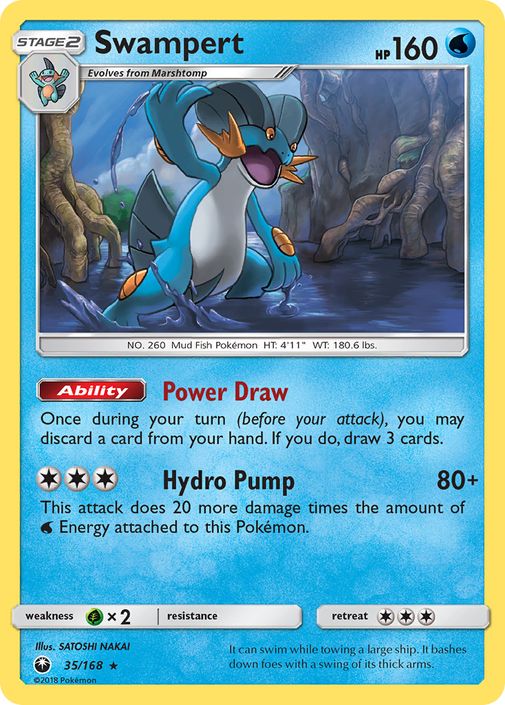 Swampert — SM - Celestial Storm #35/168
