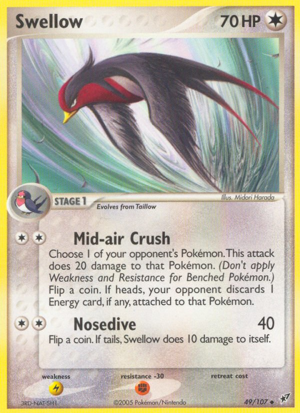 Swellow — Deoxys #49/107