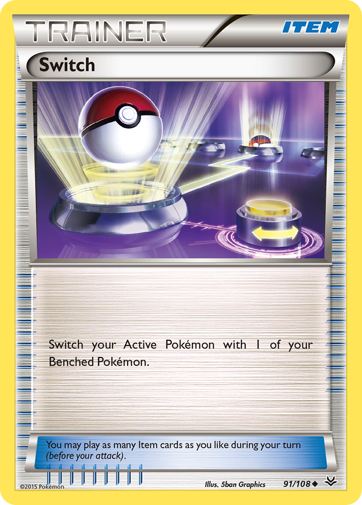 Switch — XY - Roaring Skies #91/108