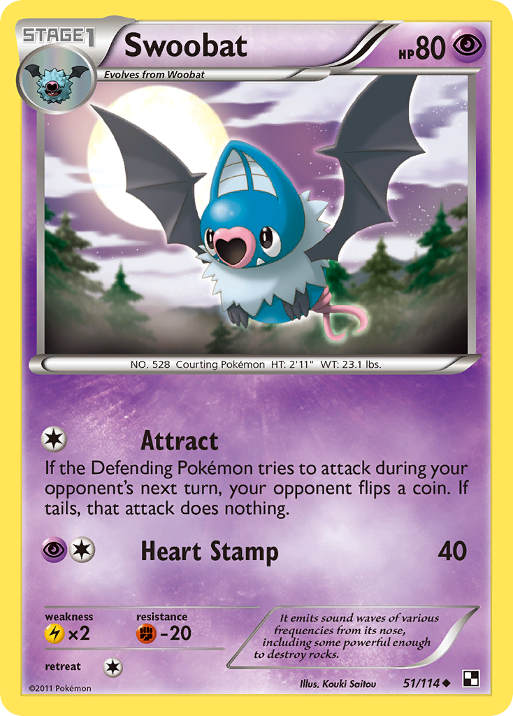 Swoobat — Black and White #51/114