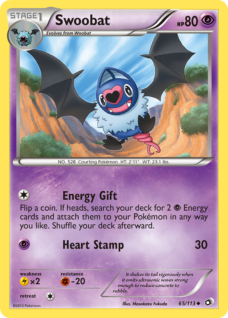 Swoobat — Legendary Treasures #65/113
