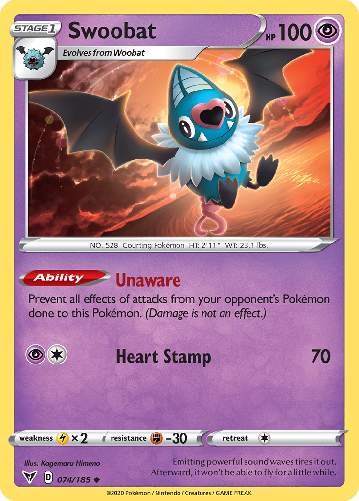 Swoobat — SWSH04: Vivid Voltage #074/185