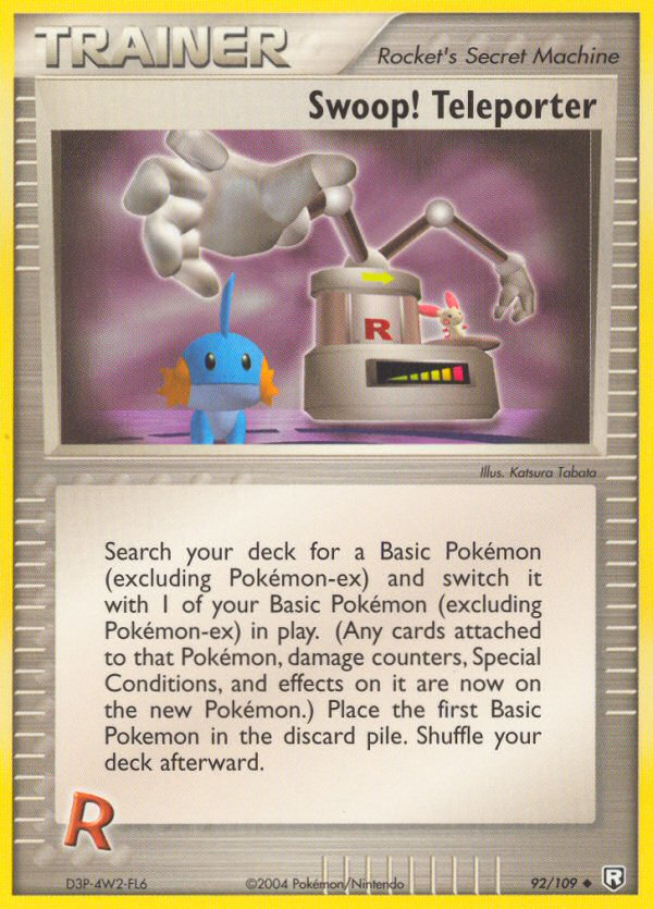 Swoop! Teleporter — Team Rocket Returns #92/109