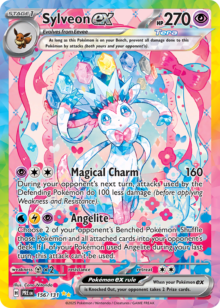 Sylveon ex — SV: Prismatic Evolutions #156/131