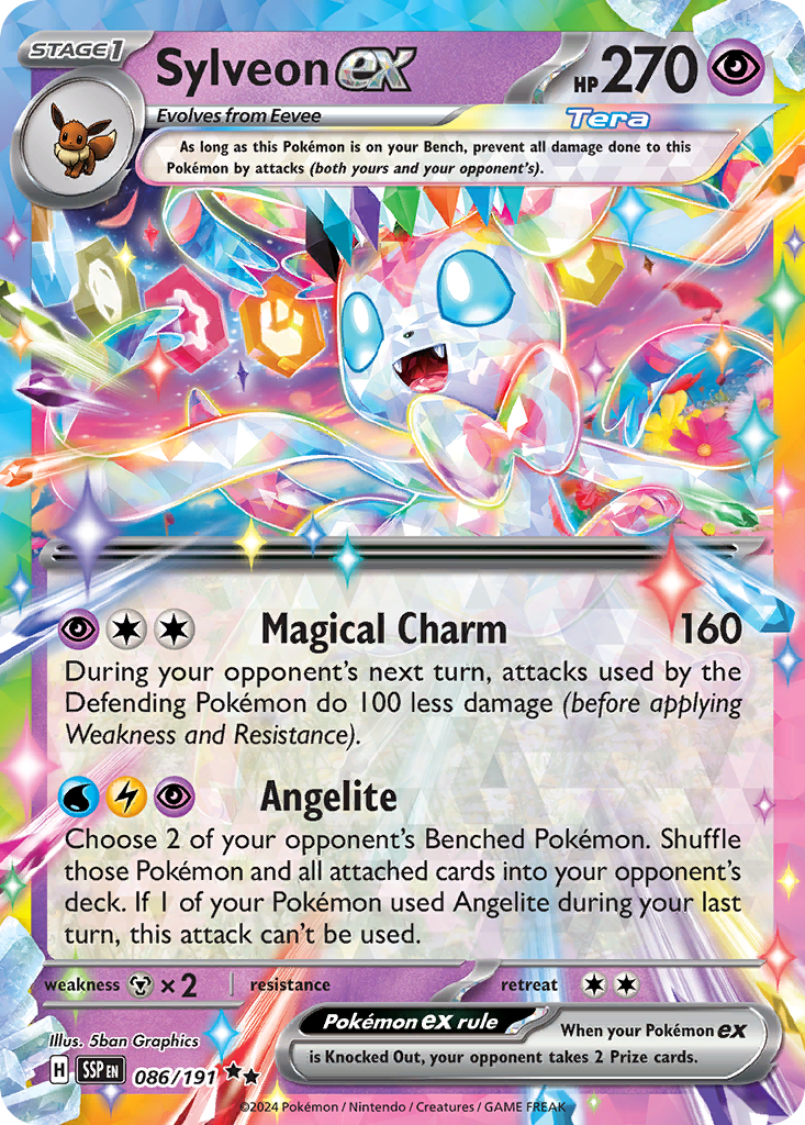 Sylveon ex — SV08: Surging Sparks #086/191
