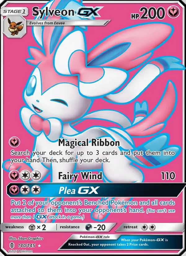 Sylveon GX (Full Art) — SM - Guardians Rising #140/145