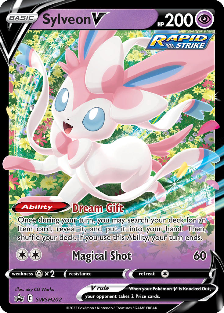 Sylveon V — SWSH: Sword & Shield Promo Cards #SWSH202
