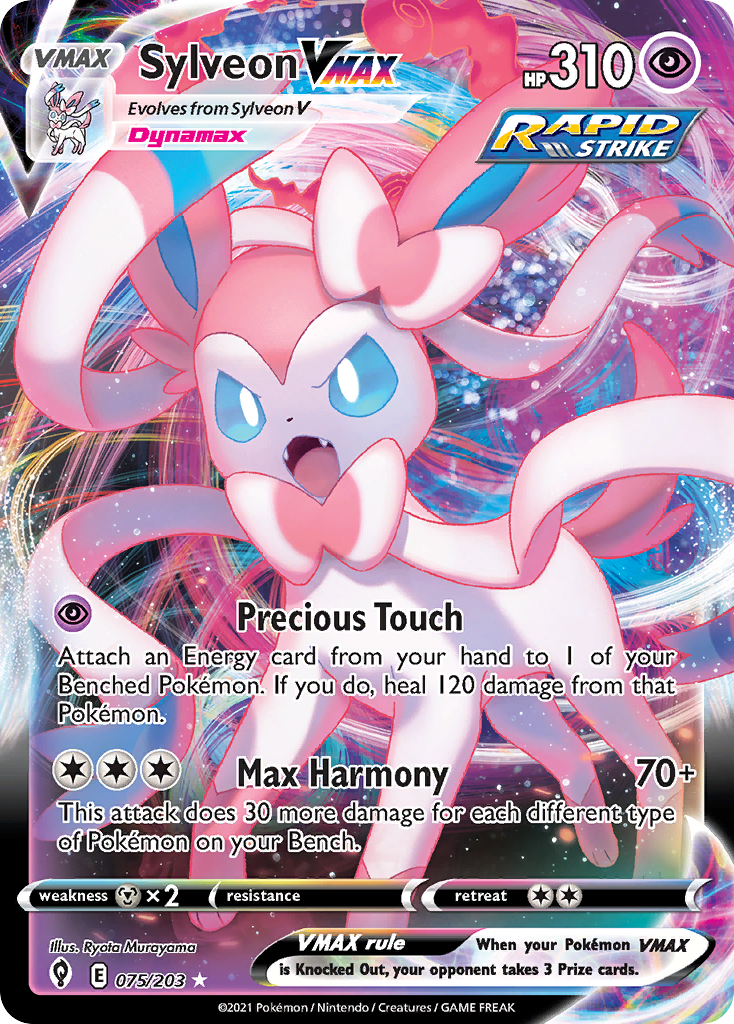 Sylveon VMAX — SWSH07: Evolving Skies #075/203