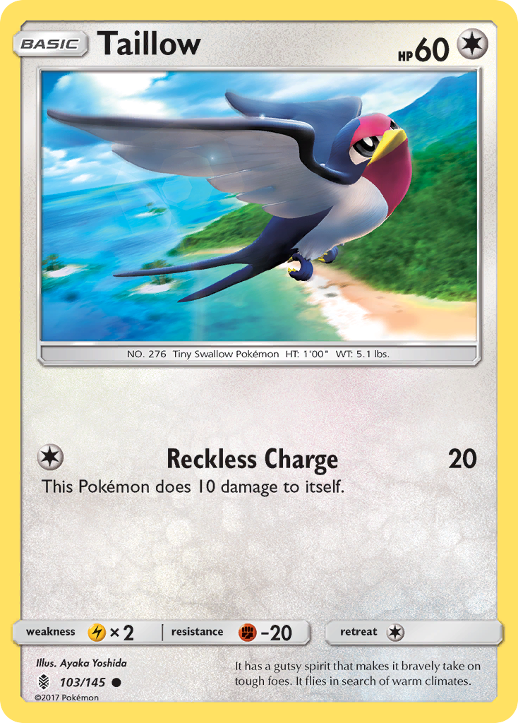 Taillow — SM - Guardians Rising #103/145