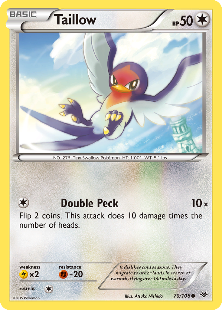 Taillow — XY - Roaring Skies #70/108