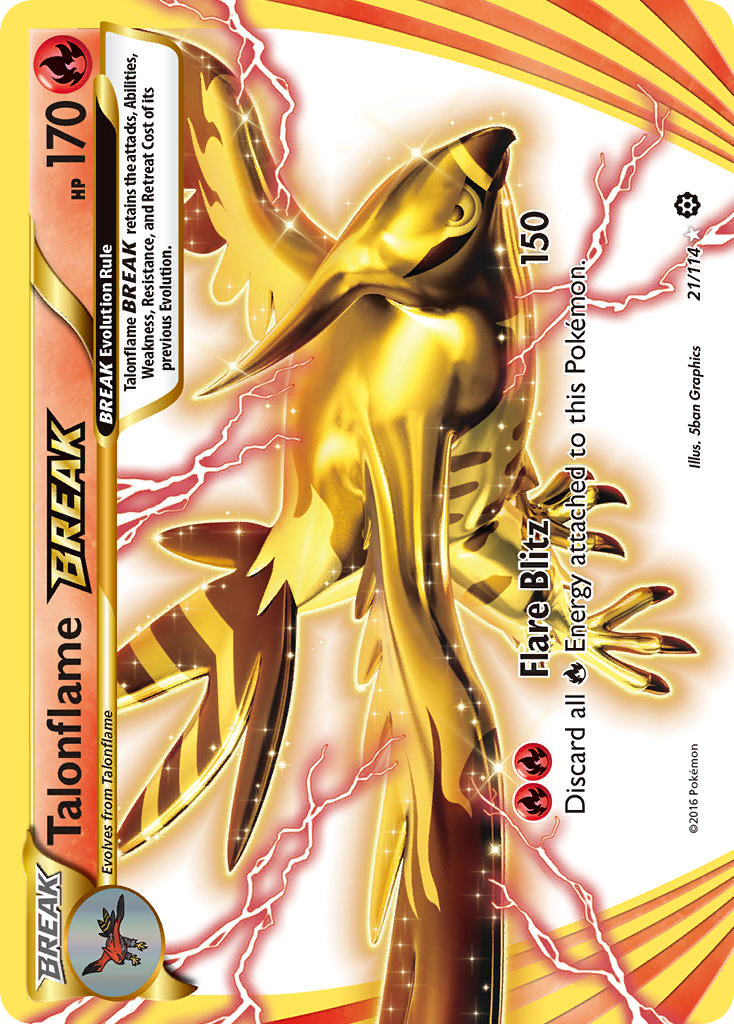 Talonflame BREAK — XY - Steam Siege #21/114