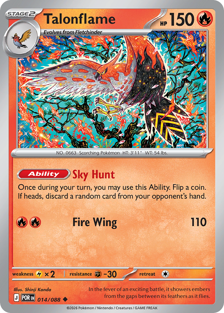 Talonflame — ME03: Perfect Order #014/088